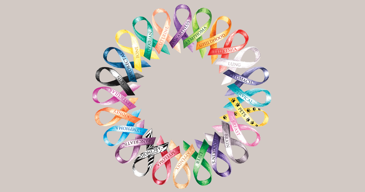 The infamous cancer ribbon cancer ribbon